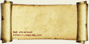 Jana Vujović vizit kartica